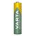 Varta Recharge Accu Recycled AAA 800 mAh 4er-Pack (vorgeladener NiMH-Akku, Micro, 25 % recyceltes Material, wiederaufladbarer Akku, sofort einsatzbereit)