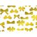 Braun + Company Bows, weiß-gold Geschenkpapier 1,5mx70cm