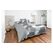 Nobilium Kissenbezug Fusio,silber/anthrazit 65x100 cm, BW-Satin