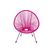 Kare Sessel Acapulco, Mono Pink 85x73x78 cm, Stahl, Polyethylen