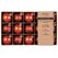 Inge‘s Christmas Decor 40781P417 Christbaumschmuck Kugel-Weihnachtsschmuck Glas Orange 15 Stück(e)