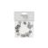 Inge‘s Christmas Decor 700000038 Christbaumschmuck Spezifisches Weihnachtsornament Silber 1 Stück(e)