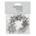 Inge‘s Christmas Decor 700000041 Christbaumschmuck Spezifisches Weihnachtsornament Silber