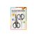 Folia Silhouettenschere Silhouettenschere 2er-Set Metall Kunststoff