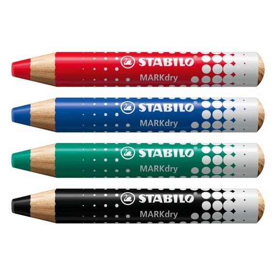 STABILO MARKdry Whiteboardmarker 4Etui MARKdry Whiteboardmarker