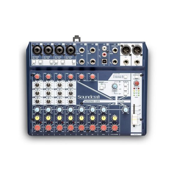 Soundcraft Notepad-12FX 12-Kanal Mischpult mit USB und FX