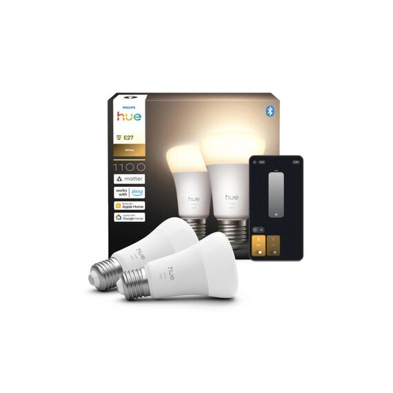 Philips Hue White E27 Doppelpack 2x 1100lm