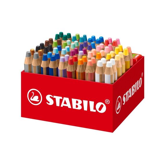 Stabilo Woody 3 in 1 XL 76er Box mit diversen Farben