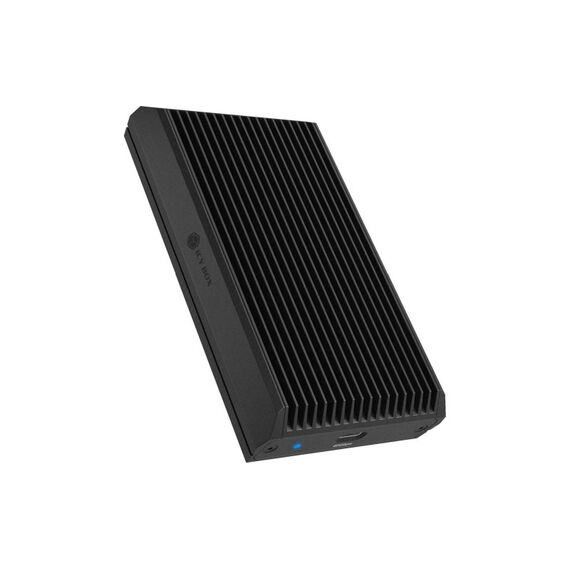 RaidSonic ICY BOX ext. 2.5 Gehäuse IB-1920M-C42 Schwarz, USB4 Type-C, für SATA NVMe