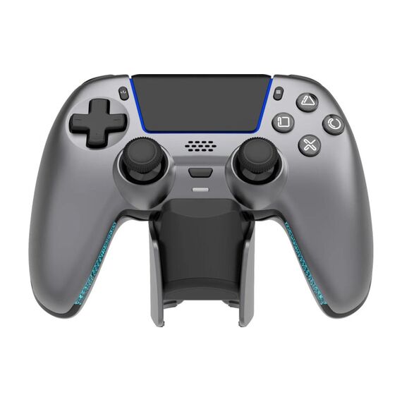 Deltaco Wireless Controller PS5 - grey mit Charging Dock