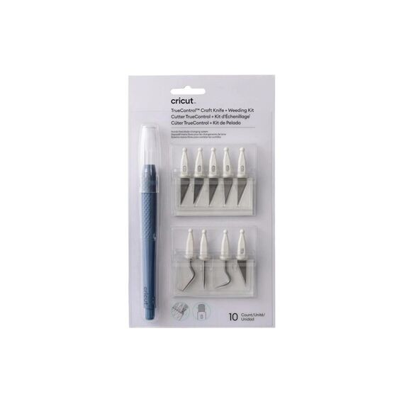 Cricut Entgitterungs- und Messerklingen-Set TrueControl Set, inkl. 6 Ersatzklingen