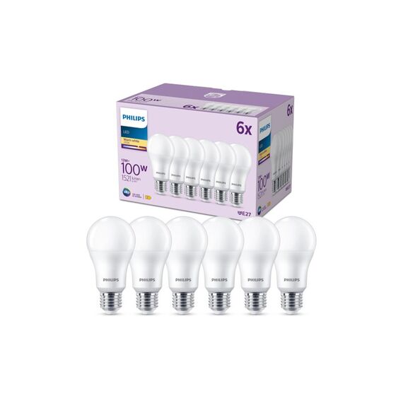 Philips Leuchtmittel LED Normallampe ersetzt 100W, E27 2700 K, 1521 lm