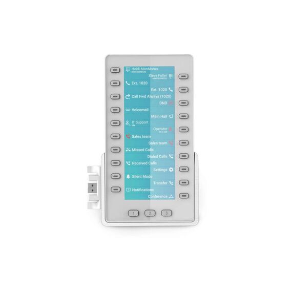 Snom D8C weiss USB-Zusatztastenfeld, Farbdisplay