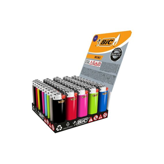 BIC J25 Reibrandfeuerzeuge assortiert - 50 Stück