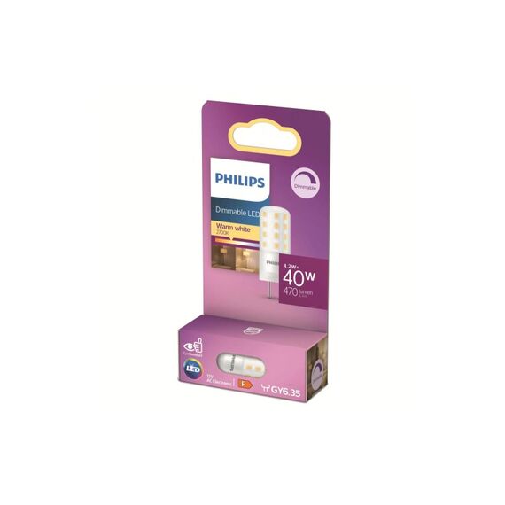 Philips Leuchtmittel Philips LED Standard GY6.35 Sockel, Warm White 2700K, dimmbar