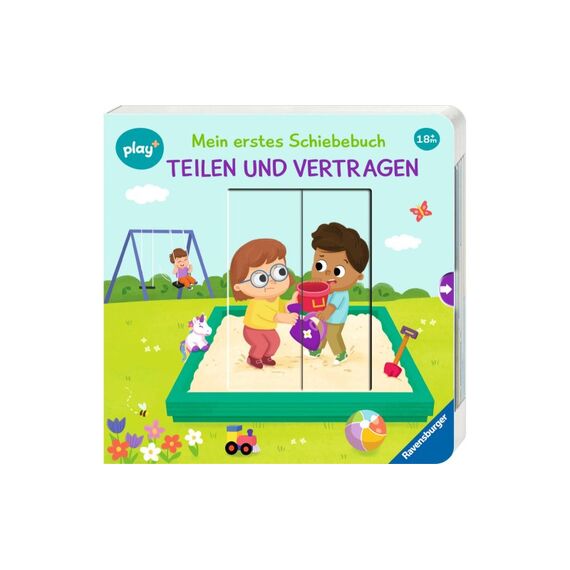 Play+ Schiebebuch: Teilen und vertragen 18-36 Monate