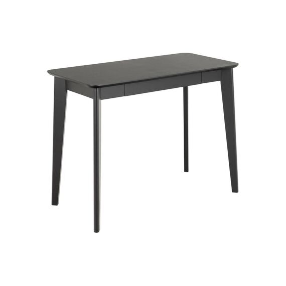 AC Design Bürotisch Roxby schwarz 100x50x75 cm (LxBxH) Eiche