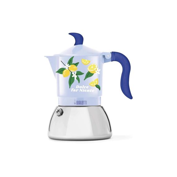 Bialetti Moka Fiammetta Ind 2 Tassen blau Lemons