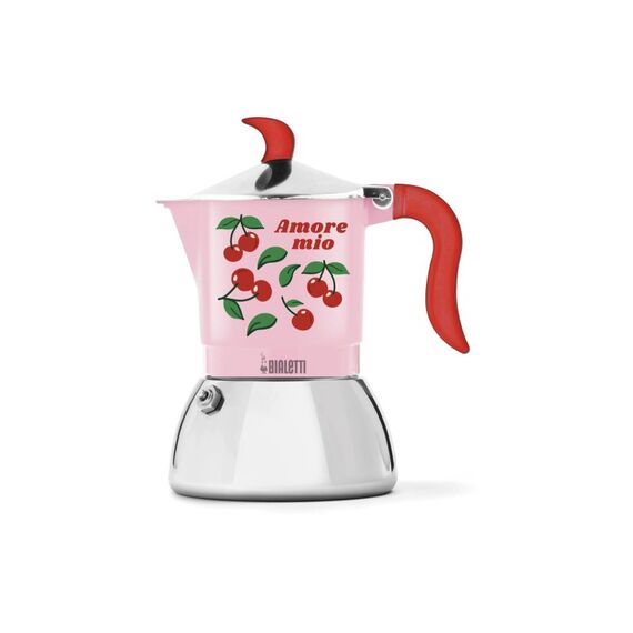 Bialetti Moka Fiammetta Ind 4  Tassen pink Cherries