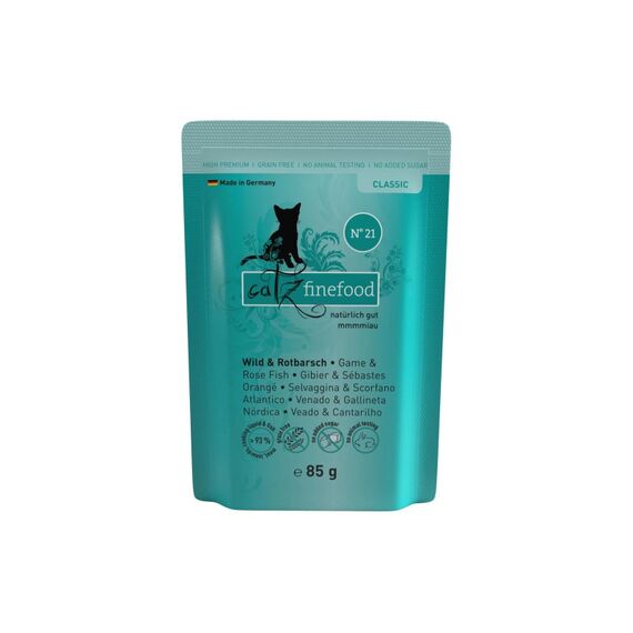 catz finefood No.21 Wild&Rotbarsch 85g 85 g