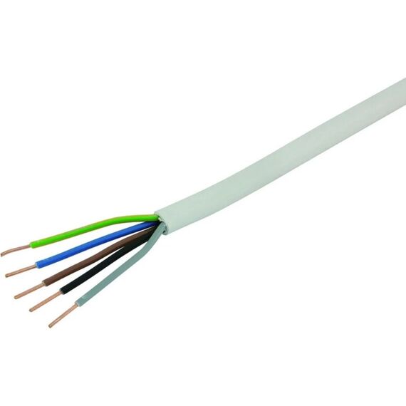 Steffen Installationskabel TT 5x 1.5mm2 100m weiss
