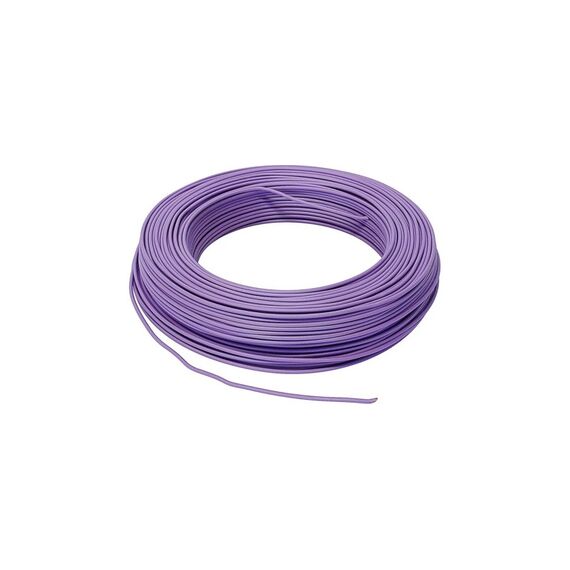 Steffen T-Draht 1.5mm2, violette, 20m CU blank, Isolation PVC