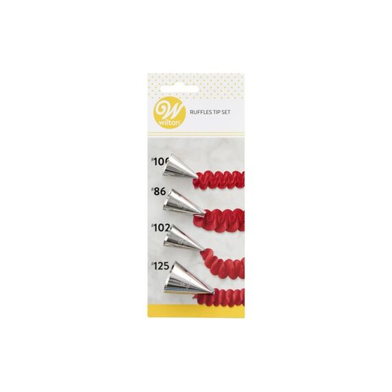 Wilton Tüllen Ruffle Set Nr. 86, Nr. 100, Nr. 102, Nr. 125