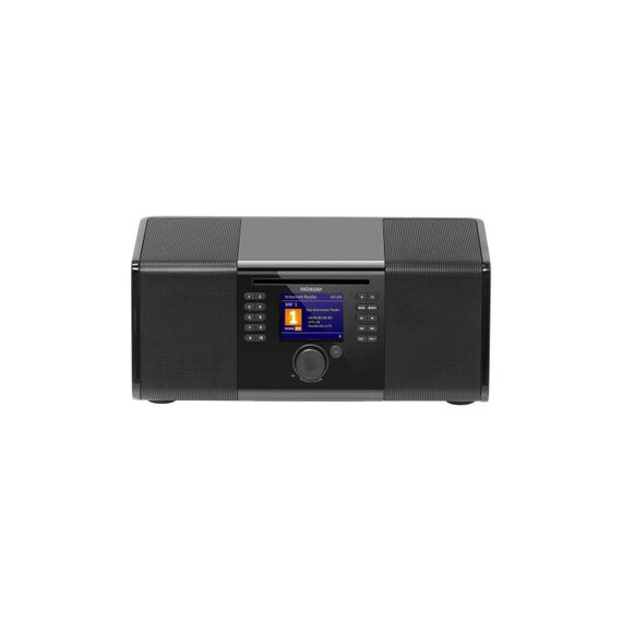 Noxon iRadio 600 CD Schwarz Hochglanz, 2.1, Internetradio, DAB+, CD, BT