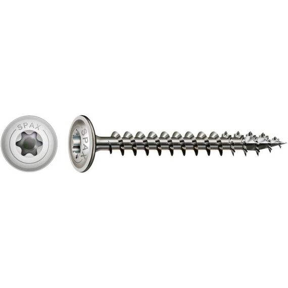 SPAX A2 Tellerkopf T-STAR PLUS T30 Vollgewinde 100 Stk.