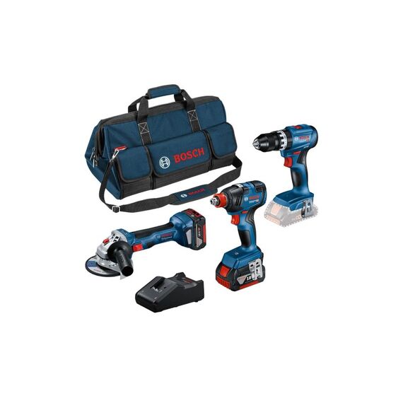 Bosch 18V-GSB+GDX+GWS+2x5A Combo-Kits