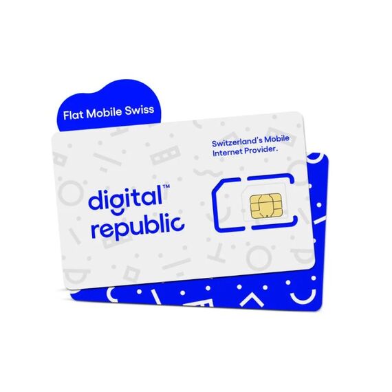 Digital Republic Flat Mobile Swiss 365 Tage 2 GB Roaming EU/USA/UK