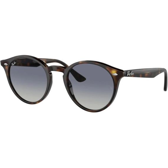 Ray-Ban RB2180, LIGHT HAVANA Sonnenbrille, Lens LIGHT GREY/DARK BLUE