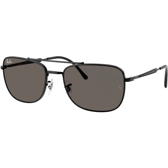 Ray-Ban RB3755, BLACK Sonnenbrille, Lens DARK GREY