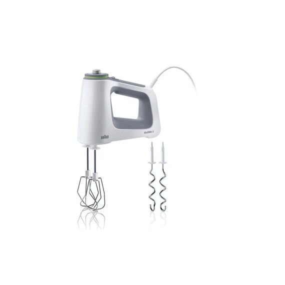 Braun Handmixer MultiMix 5 HM5100WH 750 Watt, stufenlose Geschwindigkeit, Turbo