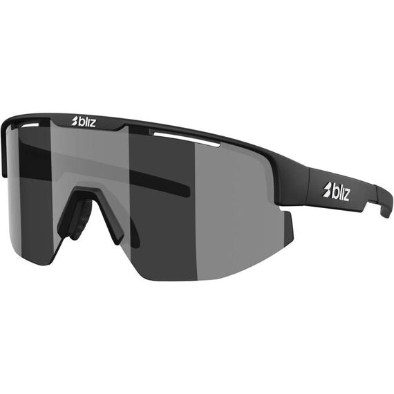 BLIZ MATRIX, MATTE BLACK Sportbrille, Lens Smoke w silver mirror