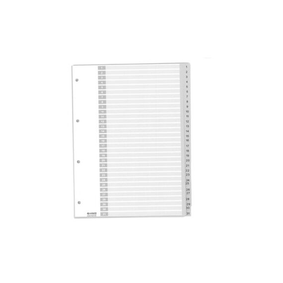 HWB Zahlen-Register, 25 Stk. 1 - 31