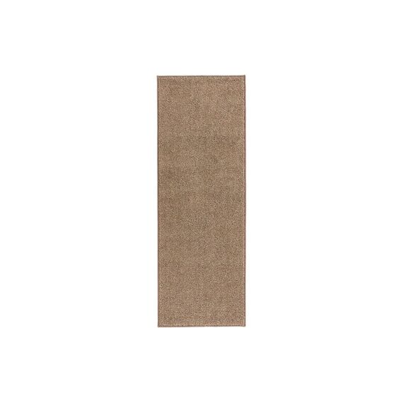 Hanse Home Teppich Pure Braun 80x300 cm, Polypropylen, Fleece
