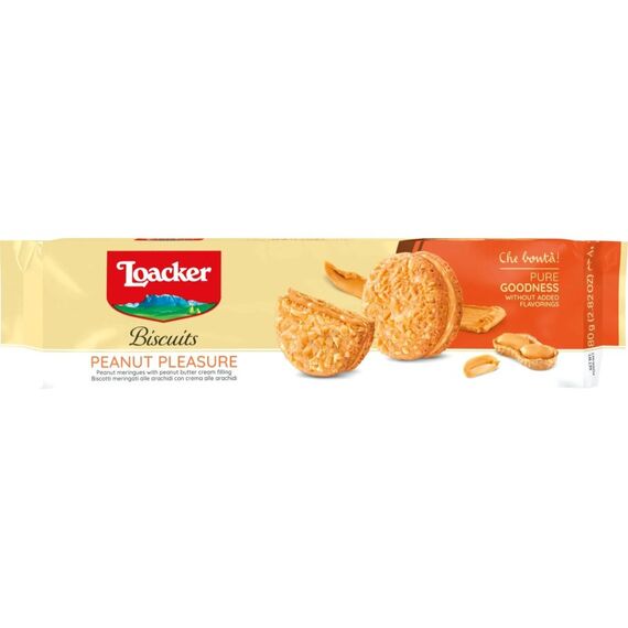 Loacker Biscuits Peanut Pleasure 80g