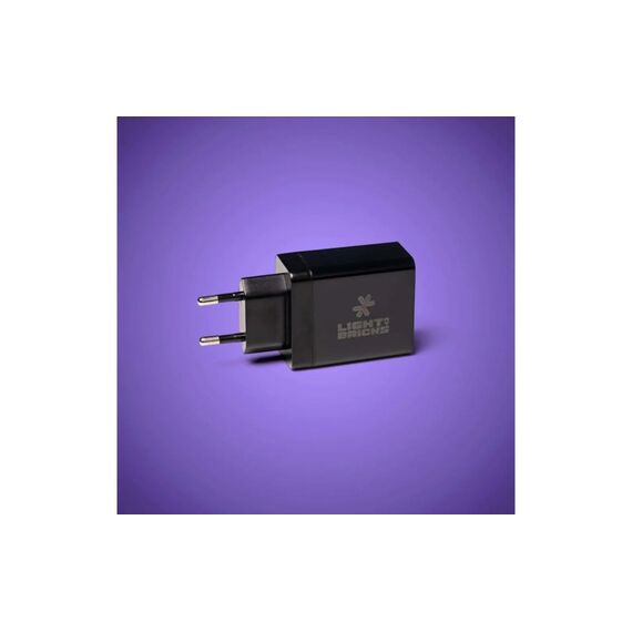 Light My Bricks LMB 2.0 USB Steckdosen-Adapter CH / EU 2-polig (2x USB-A / 2x USB-C)