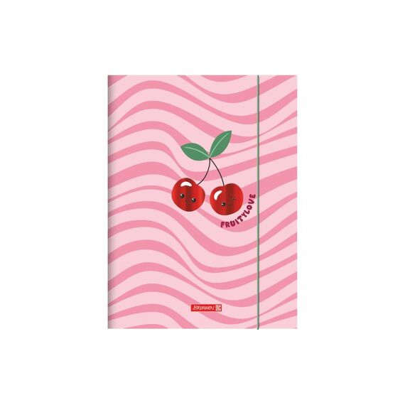 Brunnen Gummibandmappe A3 PP mit Tasche, grau