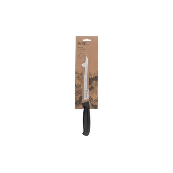 Lunasol Basic Brotmesser 20cm Schwarz