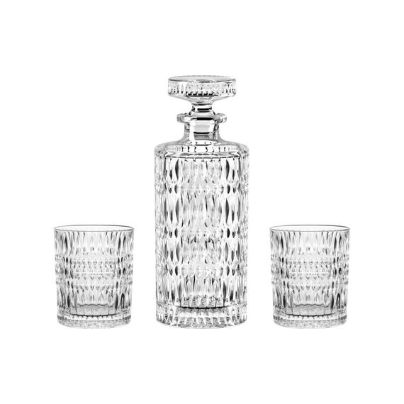 Nachtmann Ethno Whisky Karaffen Set 1 Stk. Karaffe, 2 Gläser