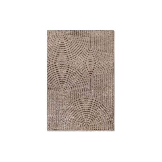 Elle Decoration Teppich Panglao 100% Polyester, 120x170 cm, Taupe
