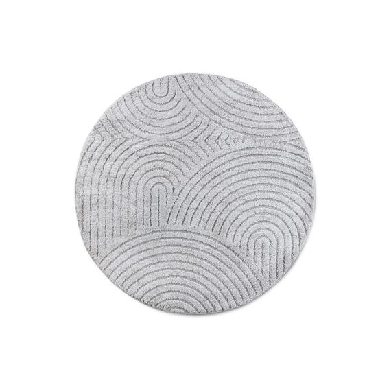 Elle Decoration Teppich Panglao 100% Polyester, 160 cm, Light Grey