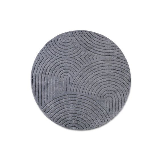 Elle Decoration Teppich Panglao Ø 160 cm, Anthracite