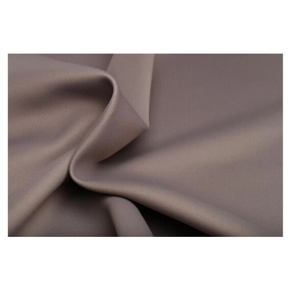 Hubatka Nachtvorhang, zink, 140x260cm Blackout Fertigvorhang mit Click Gleiter