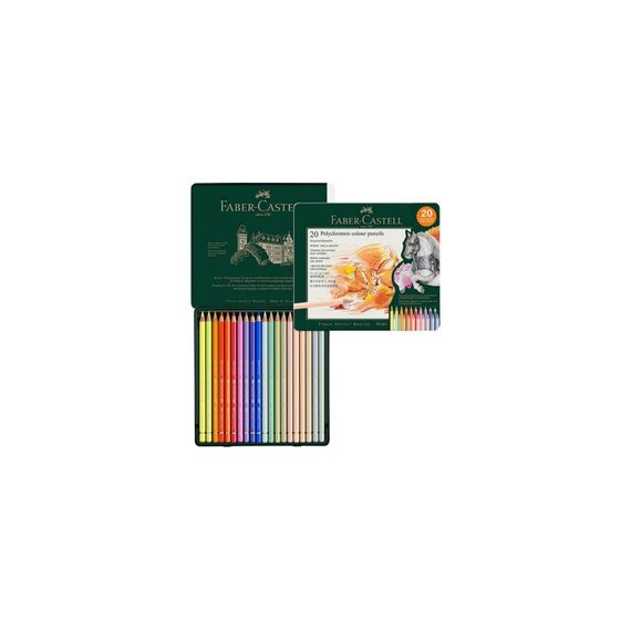 Faber-Castell Farbstifte Polychromos Set 20er Metalletui
