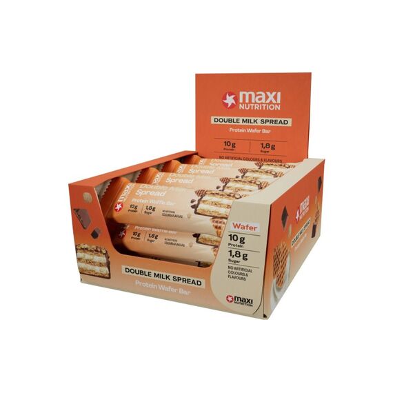 Maxi Nutrition Protein Waffel Riegel Double Milk Box: 12 x 39g