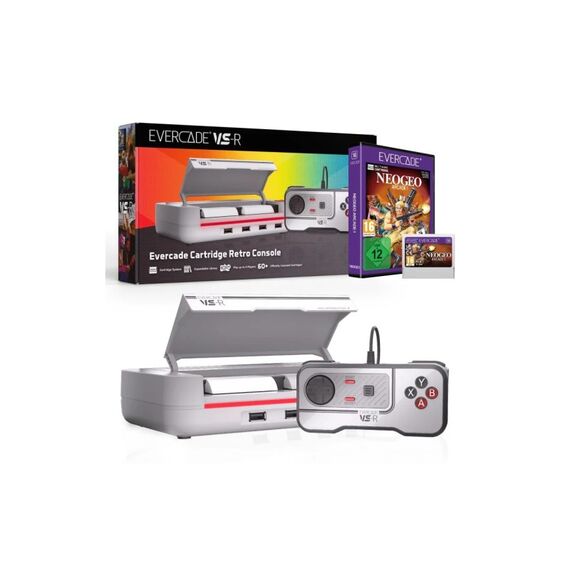 Blaze Evercade VS-R Solo NeoGeo 1 Bundle Retro-Gaming-Konsole und NeoGeo Arcade 1