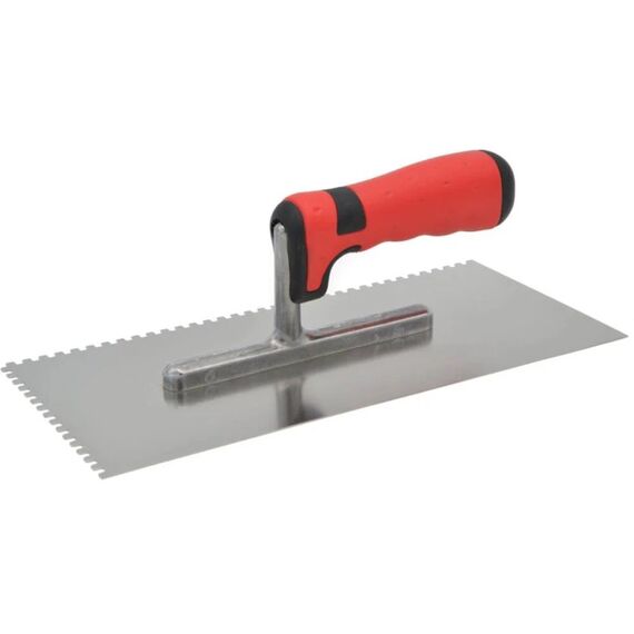 Glättekelle 4x4 gezahnt 280x130 mm